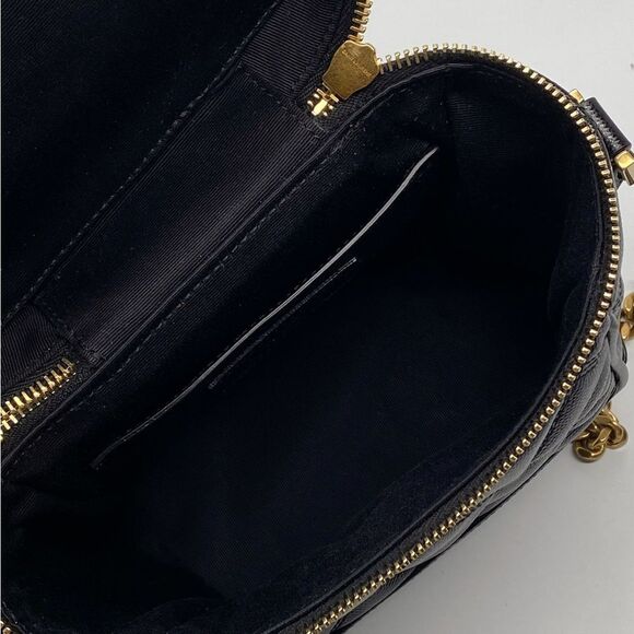 Saint Laurent 80S Vanity Crossbody Bag in Quilted Grained Leather - Picture 11 of 15